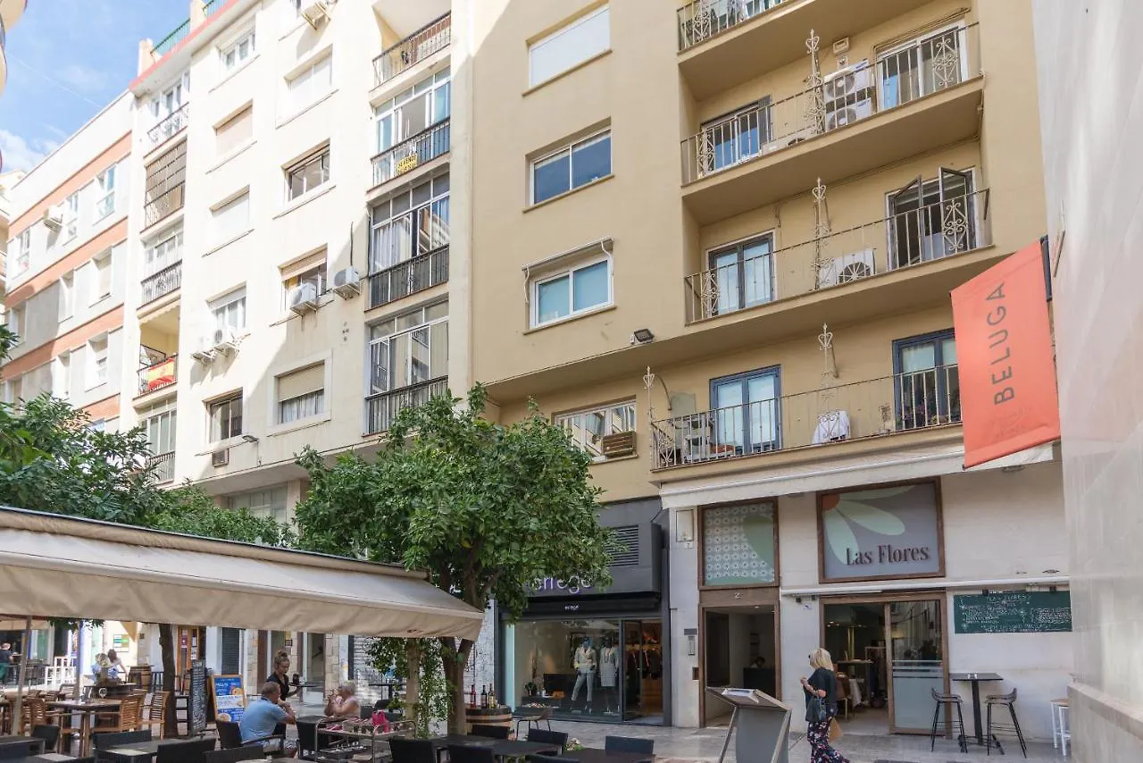 말라가 Marques De Larios Plaza Las Flores Parking Gratis 아파트