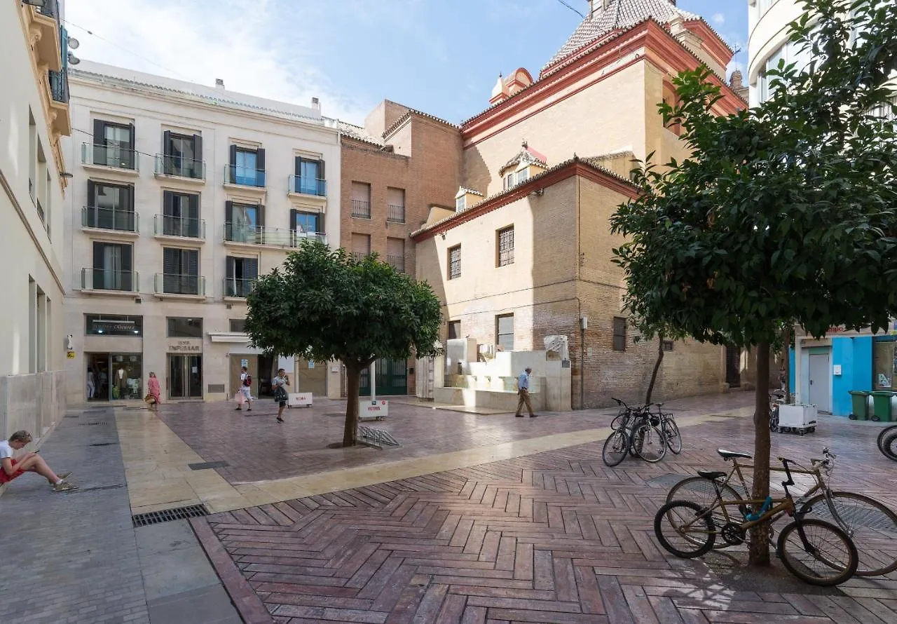 말라가 Marques De Larios Plaza Las Flores Parking Gratis 아파트 0*,